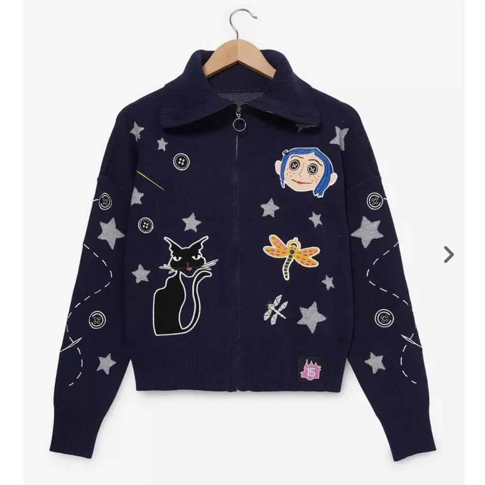 CORALINE ZIP UP SWEATER WOMENS SIZE 2X
